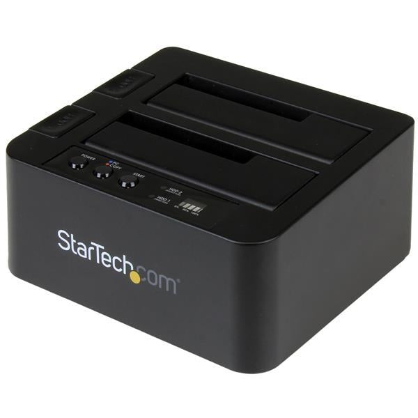 StarTech USB 3.1 (10Gbps) Standalone Duplicator Dock for 2.5" &amp; 3.5" SATA SSD/HDD Drives - with Fast-Speed Duplication up to 28GB/min (SDOCK2U313R) - V&L Canada