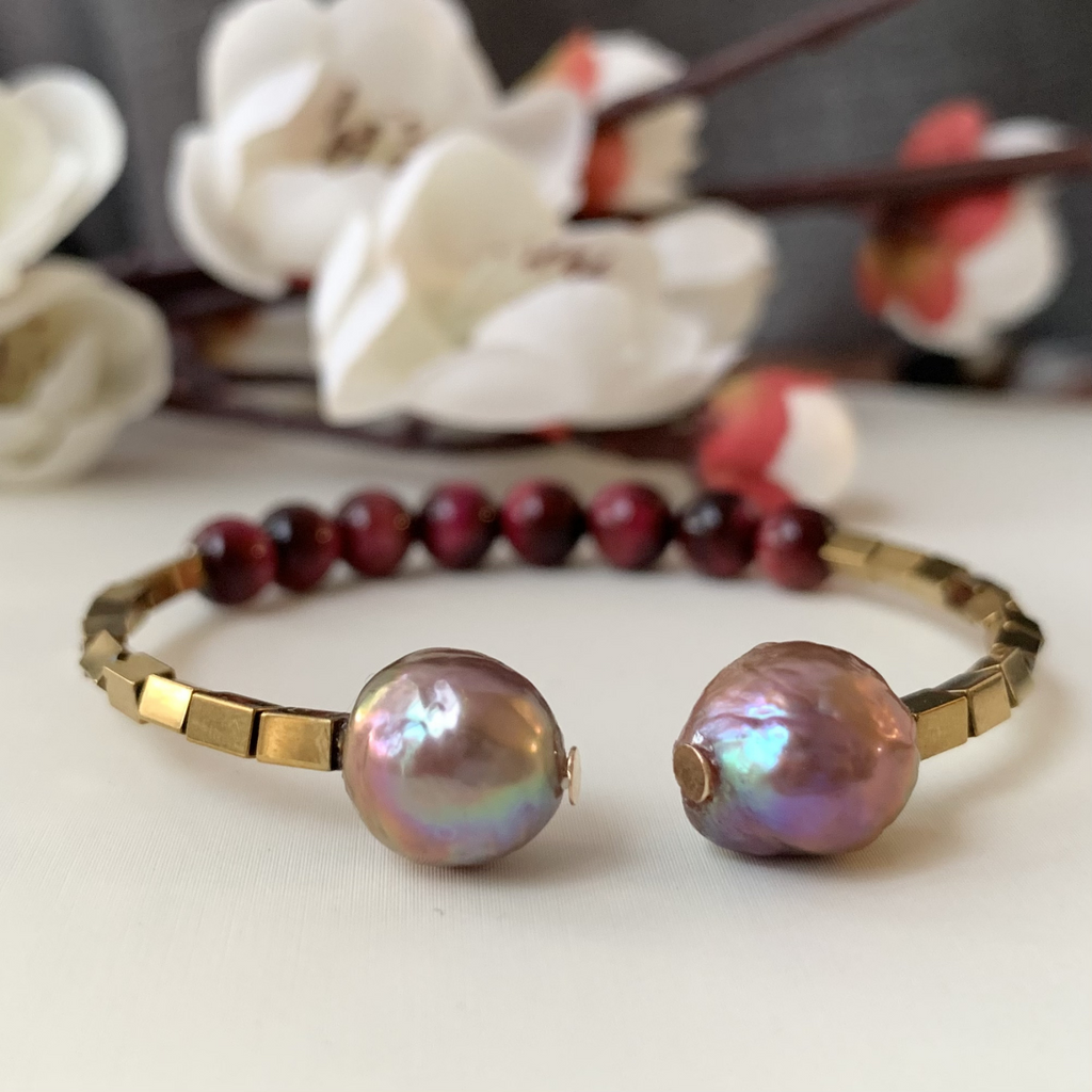 Baroque Pearl Bracelet XSmall (6) | Cuffed by Nano