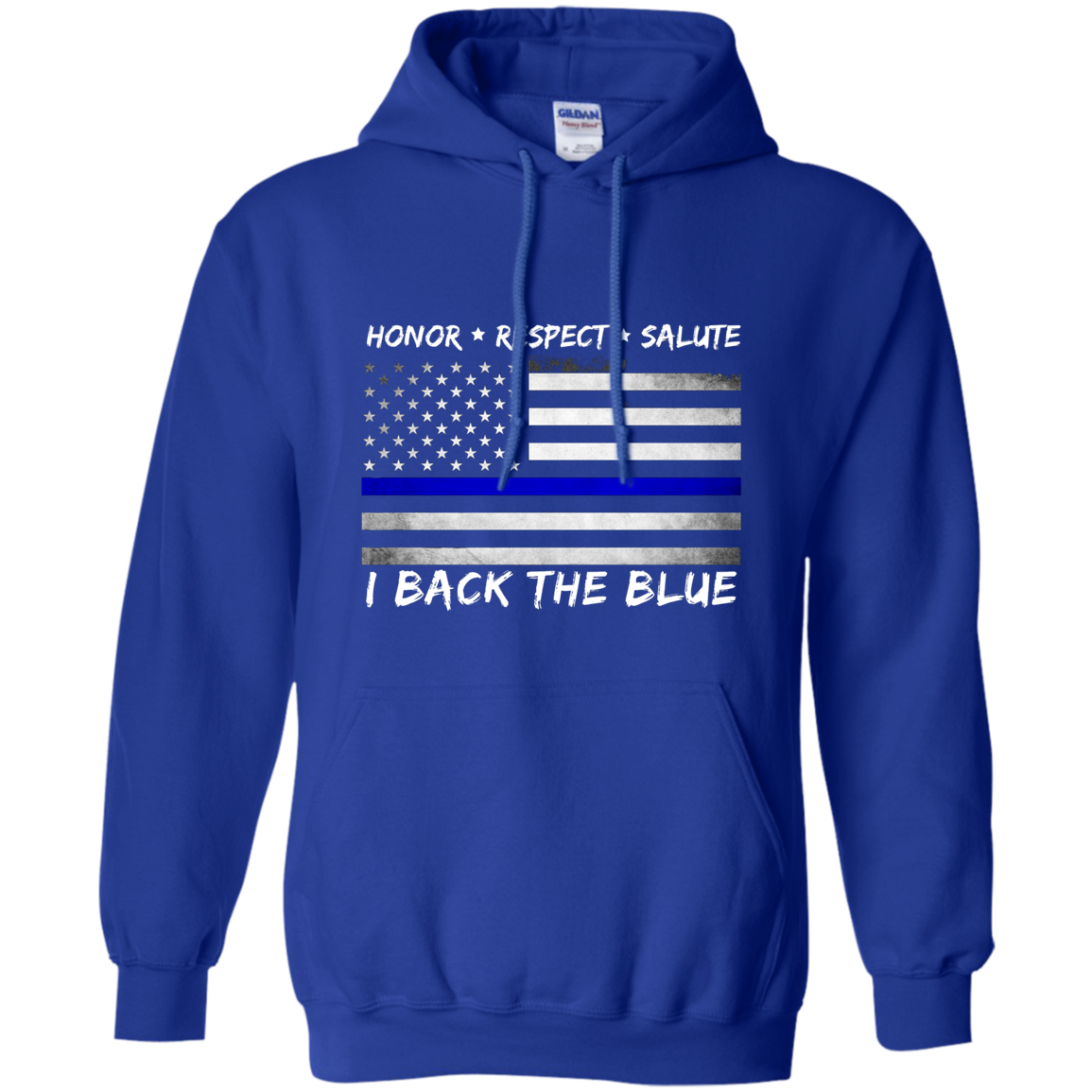 Download Back the Blue -Thin Blue Line Hoodie for Men and Women ...