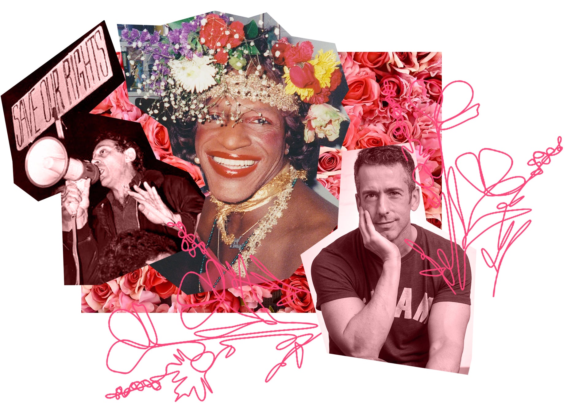 Marsha P Johnson Havey Milk Dan Savage LGBTQ+ history month 