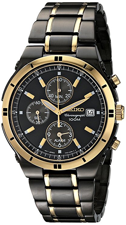 Men's Seiko Two-Tone Chronograph Dress Watch – The Bezel & Crown Watch  Company