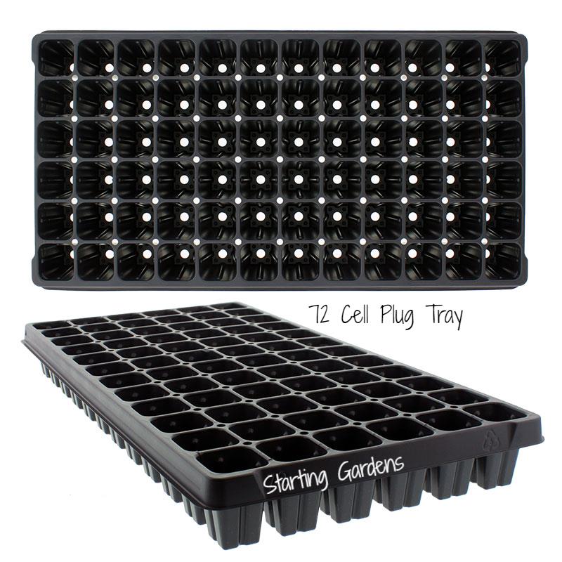 72 cell Plug Trays, (Qty. 10) Seed Starting trays, Cloning, Propagatio