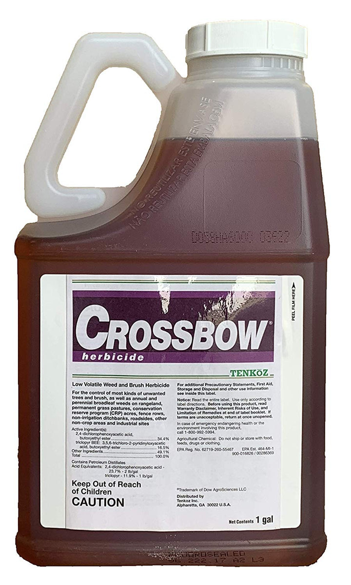 does crossbow herbicide kill clover