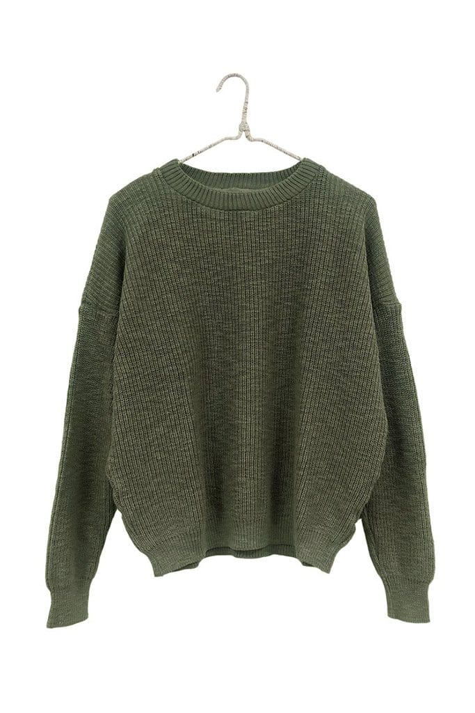 Pull-On Sweater | Olive