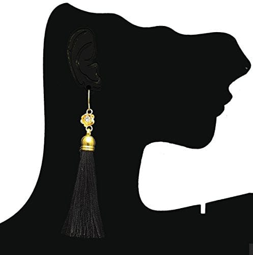 Long Fringe Earrings, Beaded Triangle Tassel Earrings for Women - Etsy