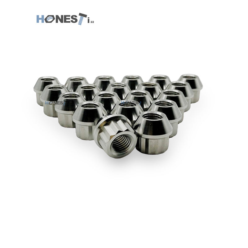 Titanium Lug Nuts M12 X 1 5 X mm Cone Open End Titanium Bolts