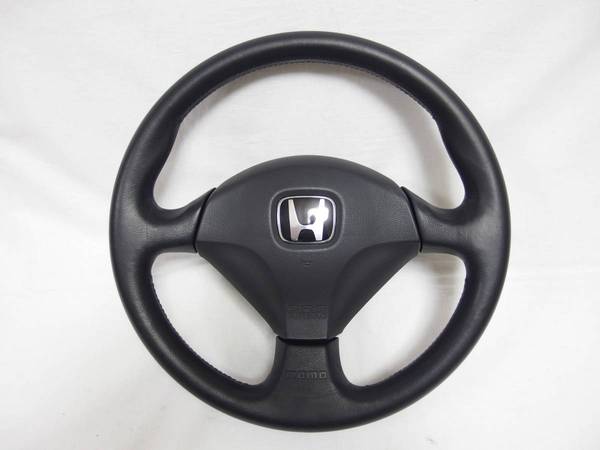 Honda JDM MOMO DC5 Type R OEM Steering Wheels (Red/Black Emblems 