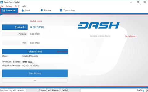 Official Dash Wallet Heavy Wallet Screenshot
