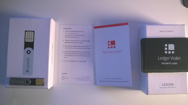 Ledger Nano Recovery Sheet for Recovery Phrase