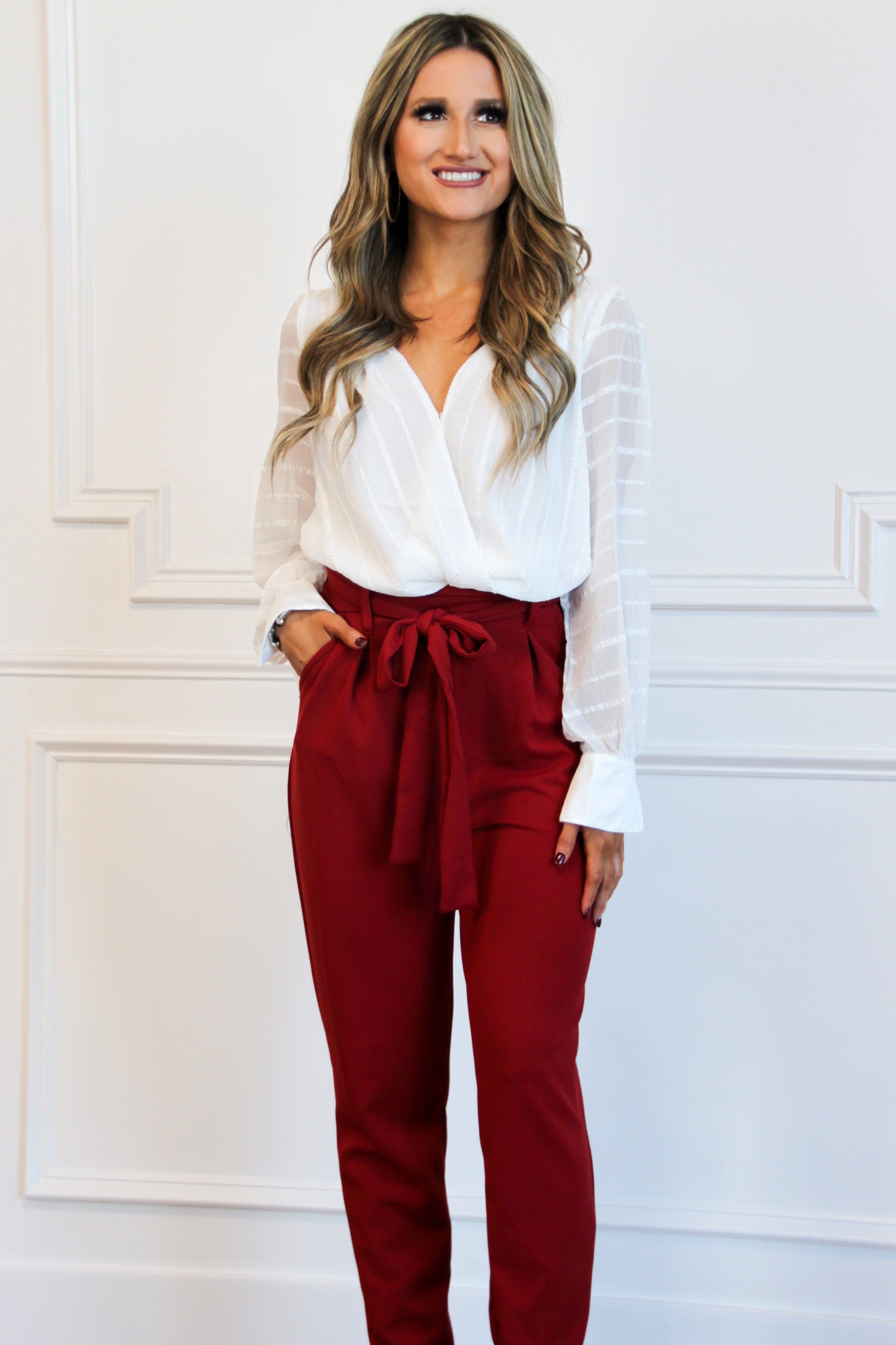 RESTOCK: Fall Favorite Pants: Red