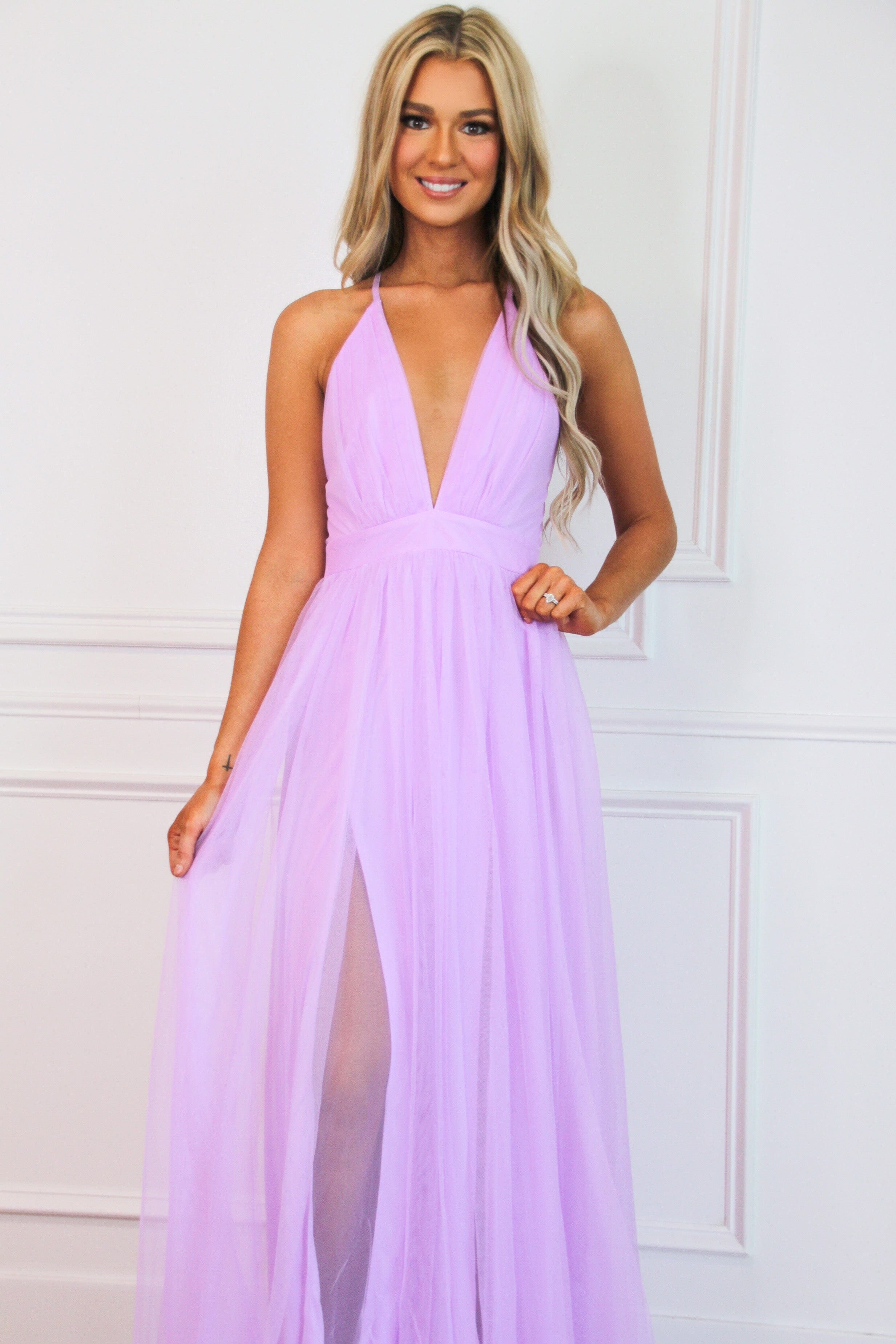 Forever Love Maxi Dress: Lavender