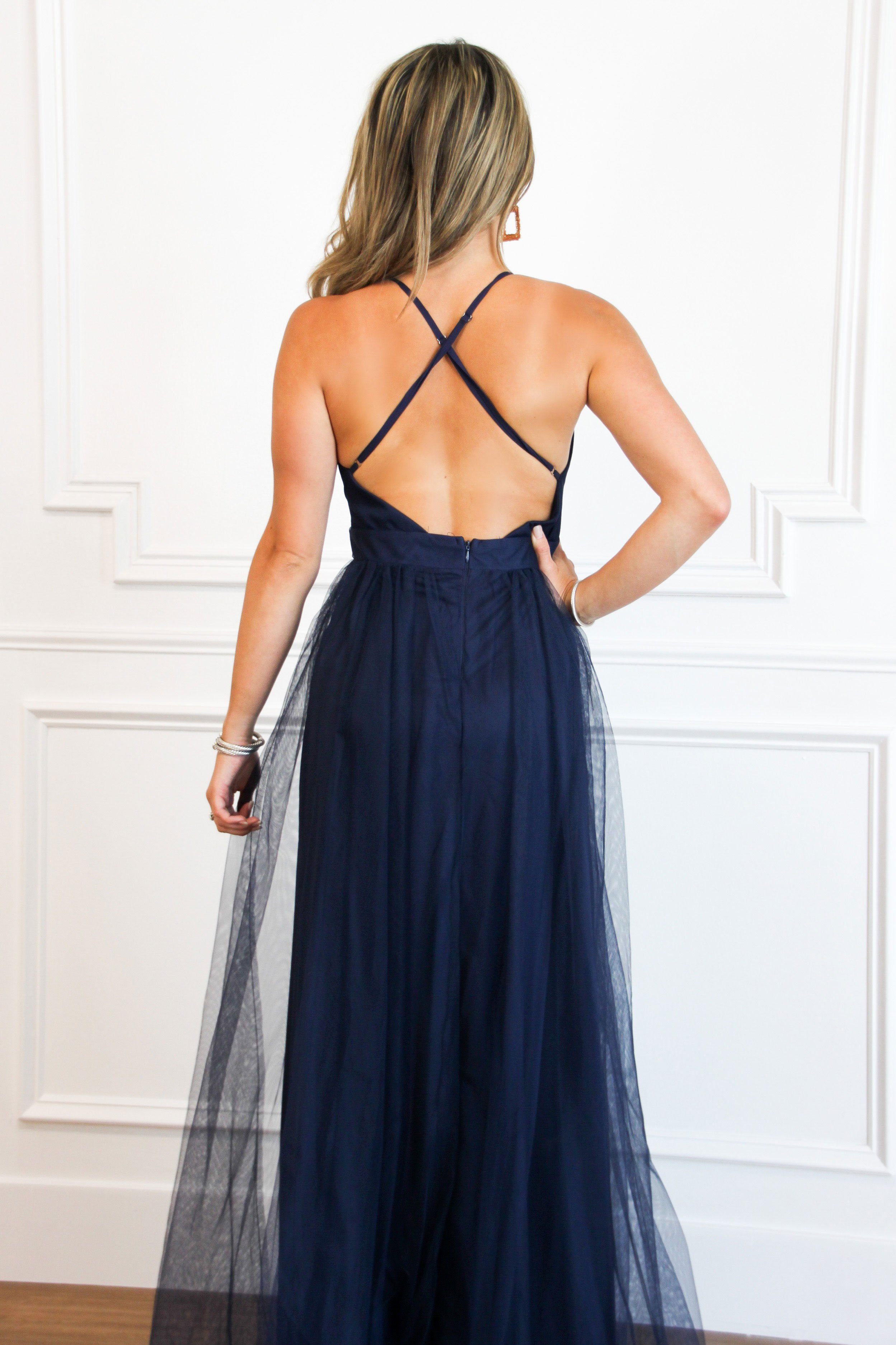 RESTOCK: Forever Love Maxi Dress: Navy