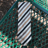 Valerio Garati Men’s Pure Silk Handmade 4” Stripe Tie