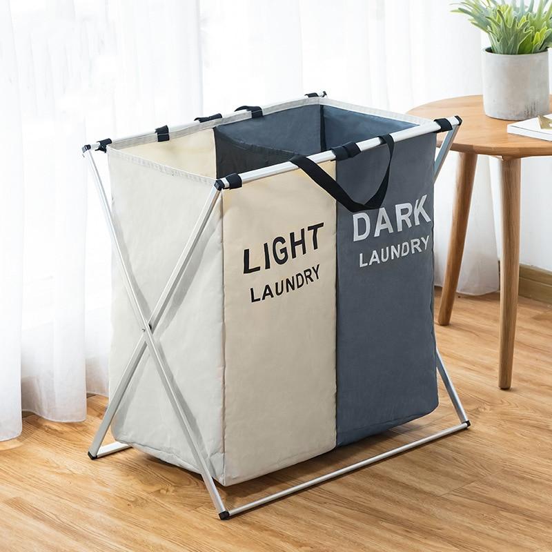 divided laundry hamper