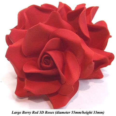 Berry Red Roses