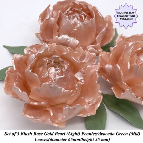 Rose Gold Peonies