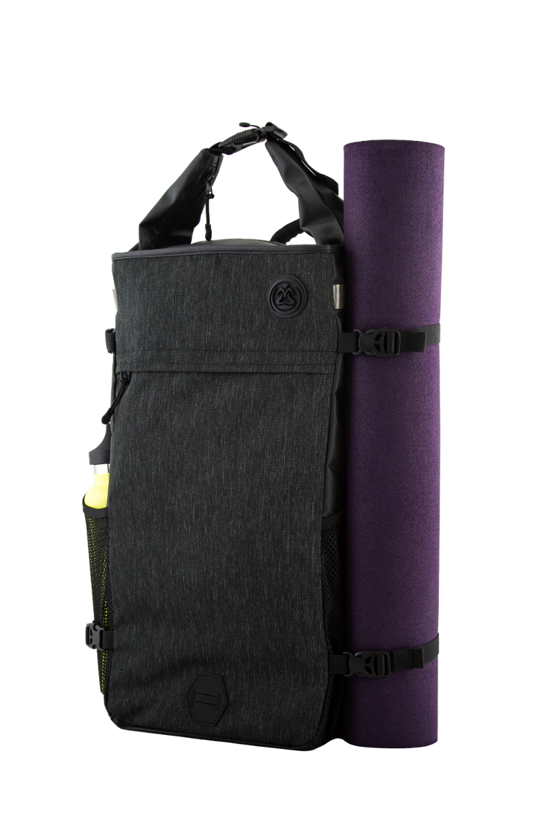 backpack with yoga strap