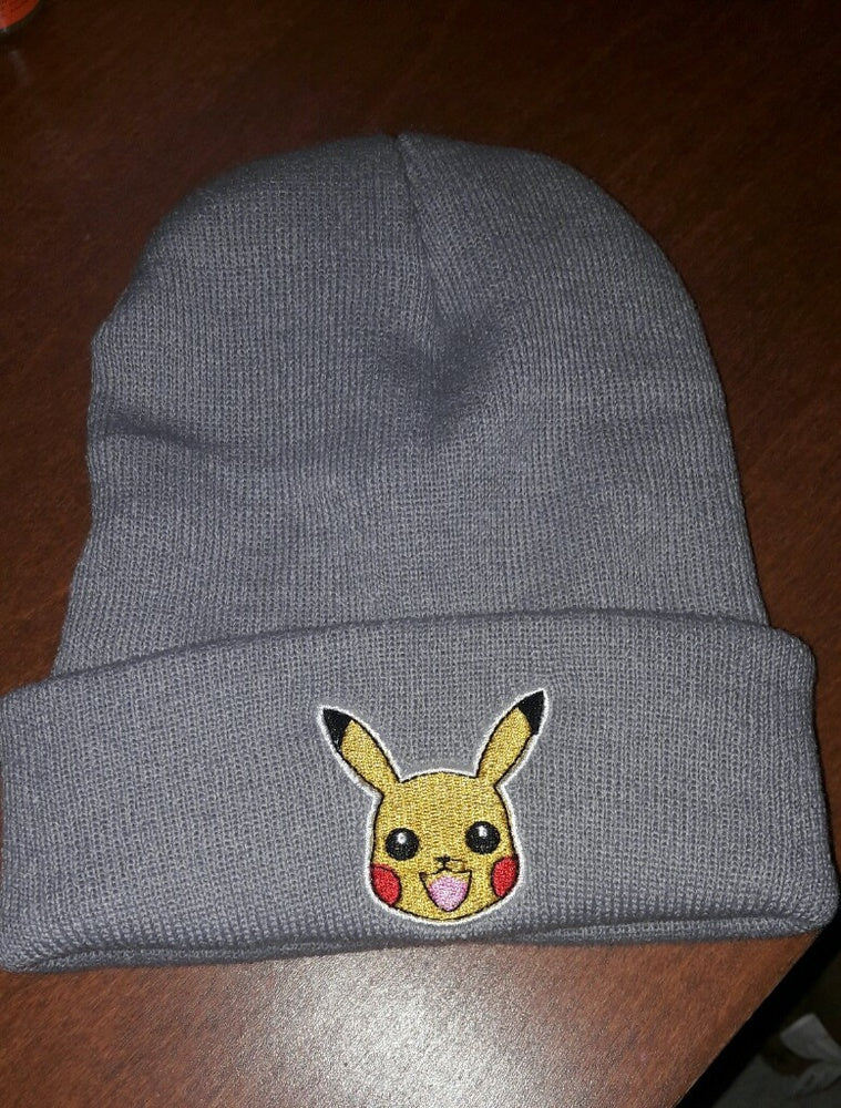 New Fashion Pokemon Go Pikachu Beanies Winter Warm Knitted Animal Hats For Women Men