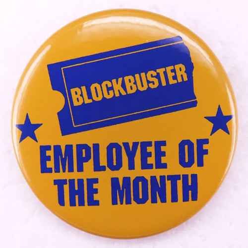 Blockbuster Employee of The Month Pin
