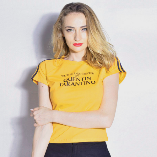 Written and Directed by Quentin Tarantino Cropped Tee