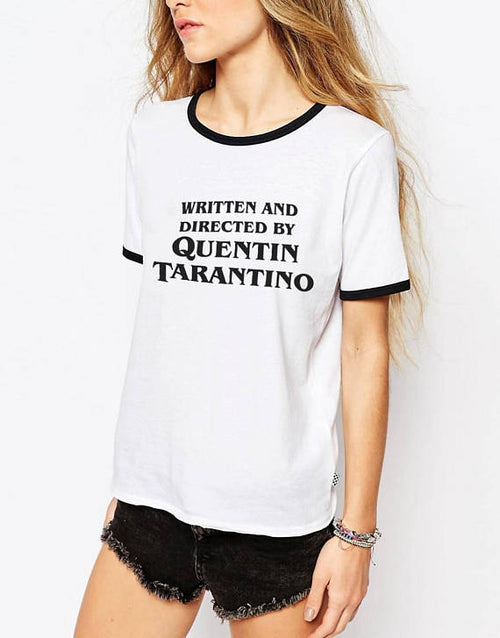 Written & Directed By Quentin Tarantino Ring Tee