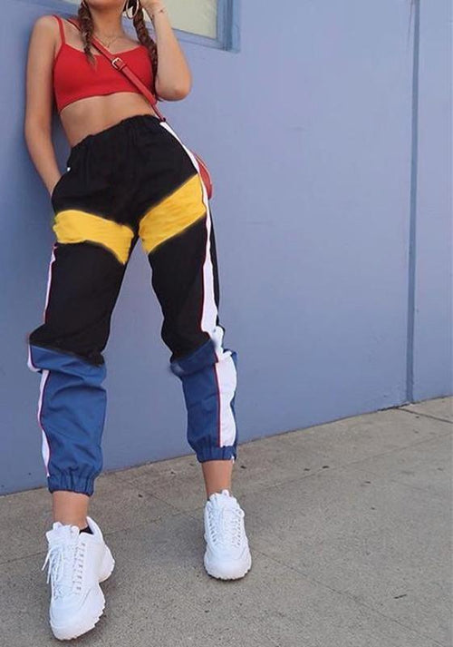 Colorblock Jogger Pants