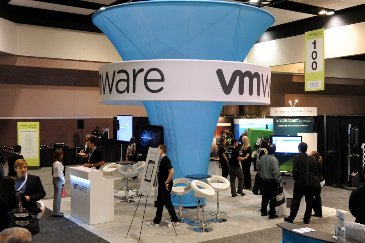 VMware booth at the Enterprise 2.0 Conference