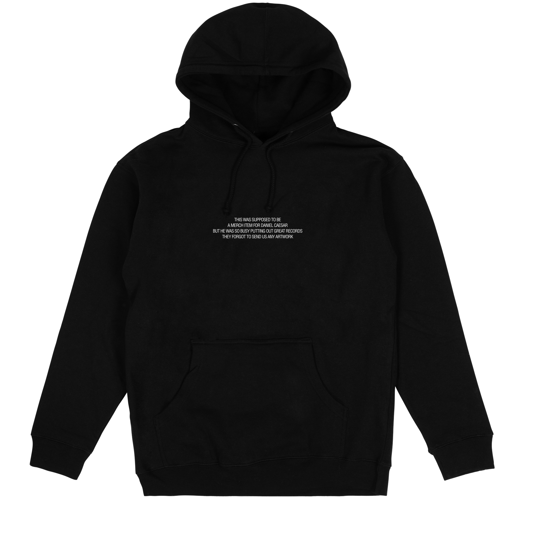 Download 'NO ARTWORK' HOODIE (BLACK) - Daniel Caesar