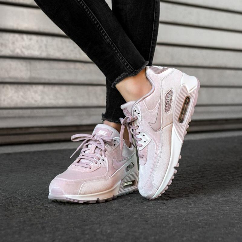 air max 90 velvet particle rose