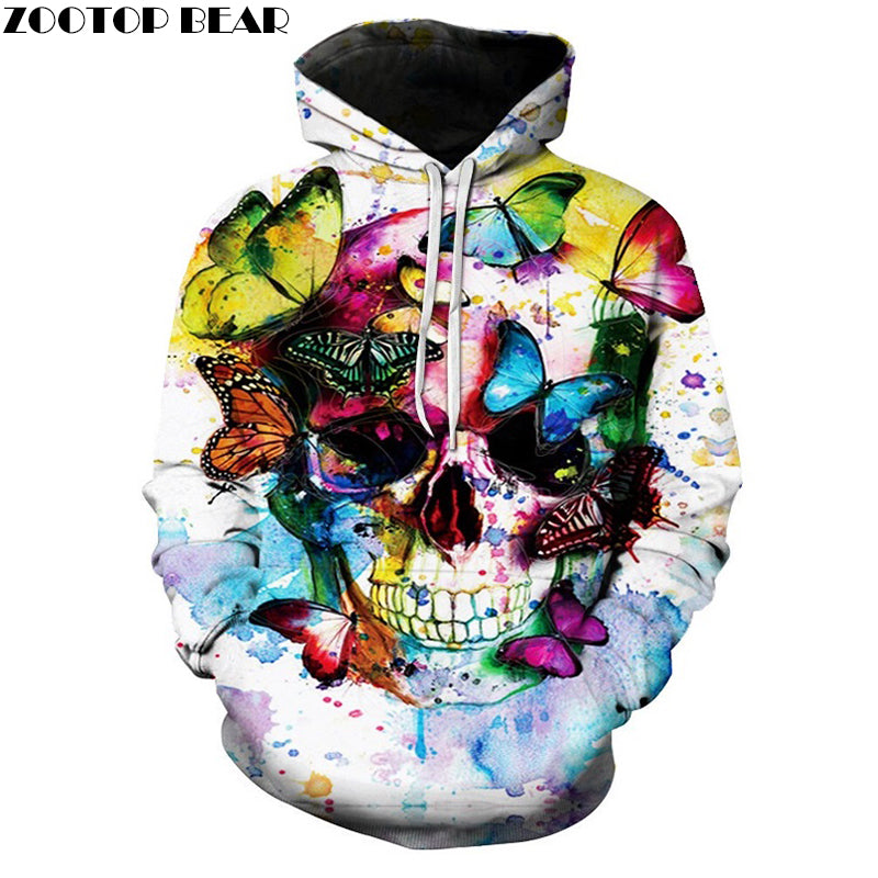 skull hoodies for sale