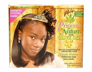 Vitale Princess by Nature No Lye Conditioning Creme Relaxer Kit Regular - Melanin Beauty Suppliers