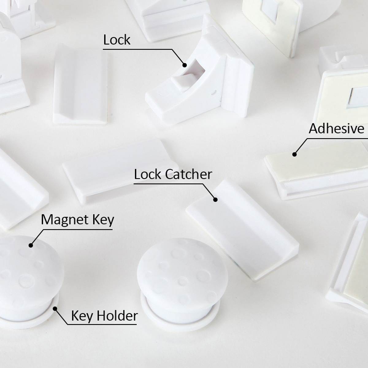 Invisible Magnetic Child Lock For Cabinet Door Drawer Locker