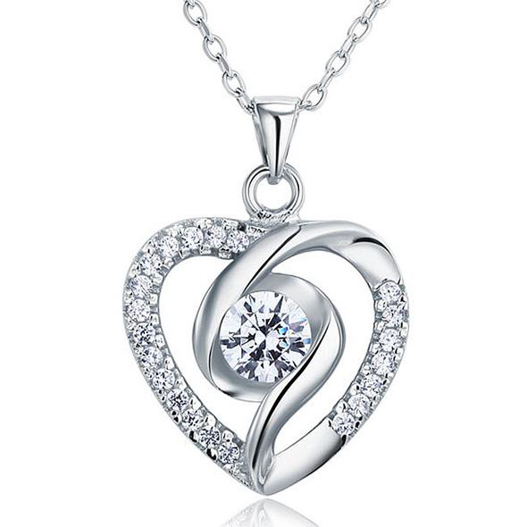 .5 Carat Heart Shape Necklace – Paradise Cove Jewelers