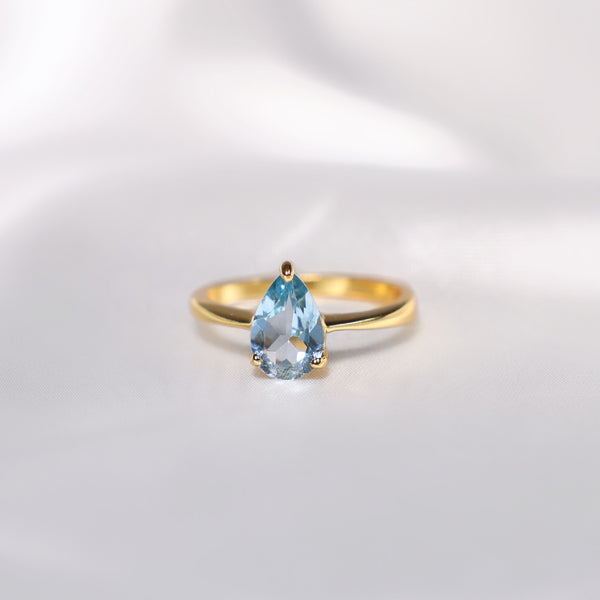 Sky blue topaz 💙 : r/RingShare