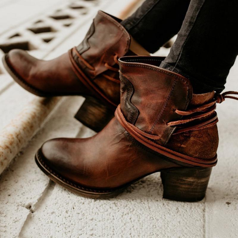 vintage lace up booties