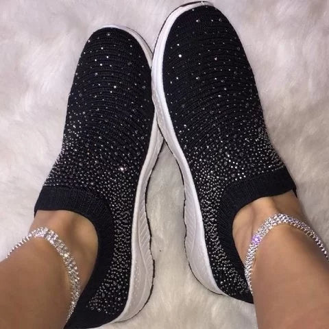 jeweled sock sneakers