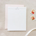 letterpress stationery monogram