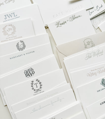 letterpress stationery designs