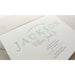 Jackson - Letterpress Birth Announcements