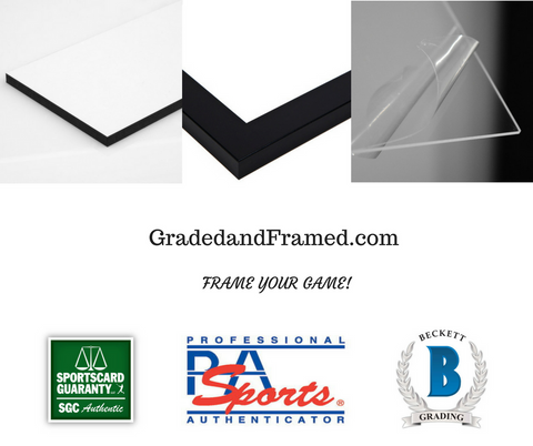 graded sport card frames