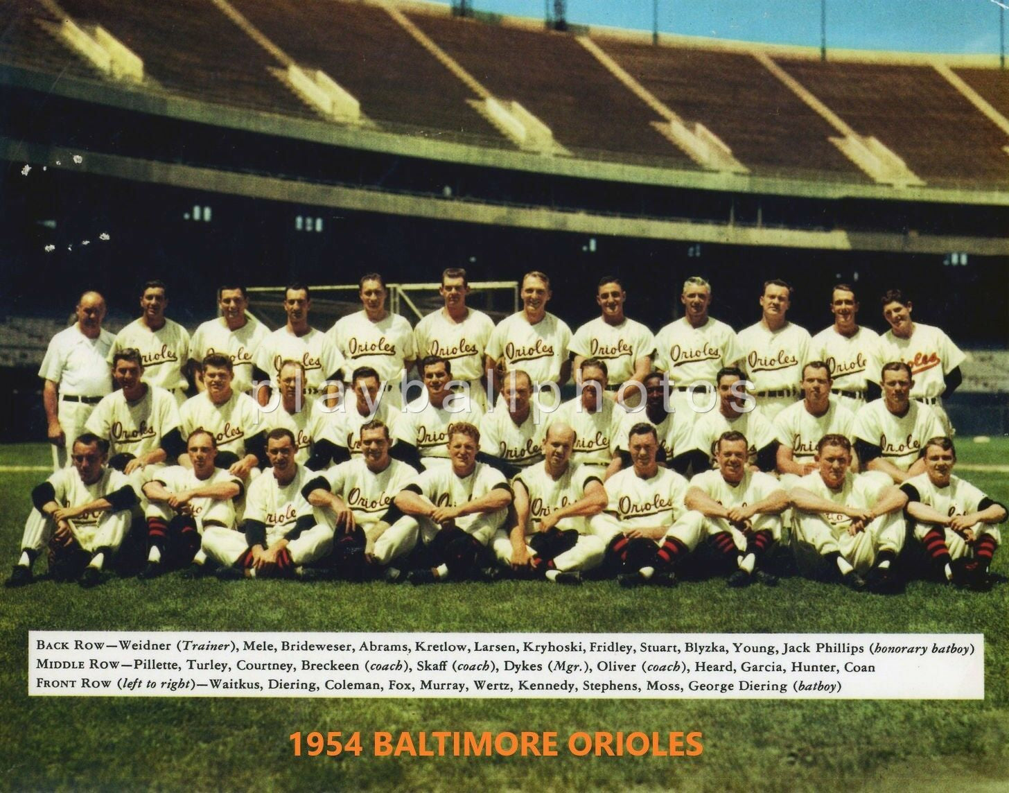 1954 Baltimore Orioles Team