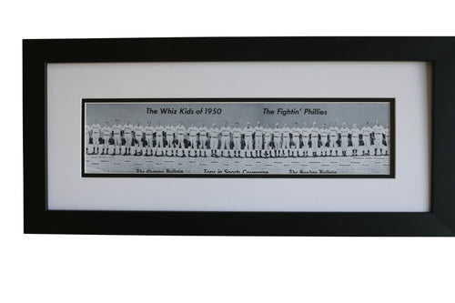 1950 Philadelphia Phillies Framed Panoramic Team Print