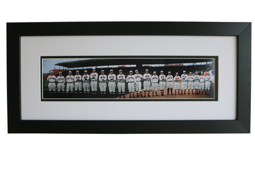 1918 Chicago Cubs Framed Panoramic Team Print- COLORIZED