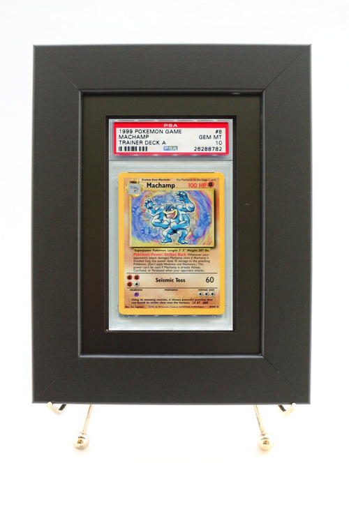 PSA Pokemon Card Framed Display (New Black Design)