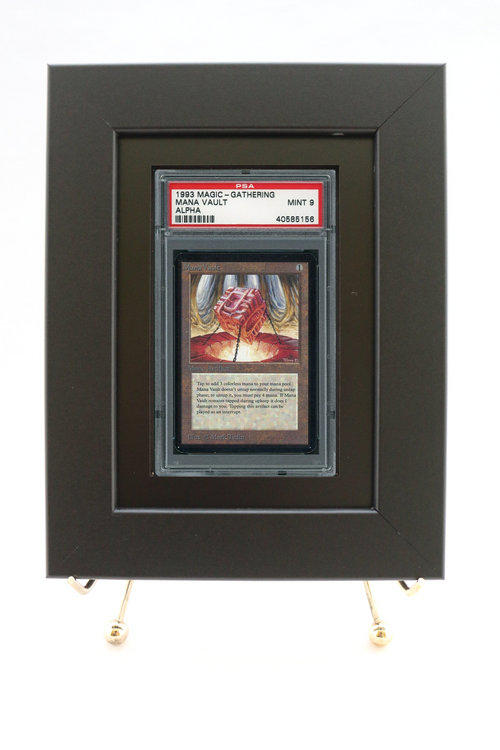 PSA Magic The Gathering (MTG) Framed Card Display-Black Design