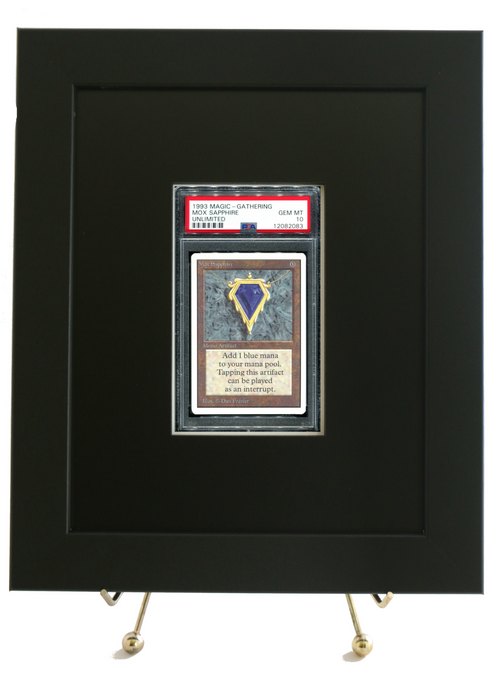 Framed Display for YOUR PSA Magic the Gathering (MTG) Card-New Larger Size