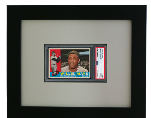 Framed Display for a PSA Graded Horizontal Card (NEW-8x10 size)
