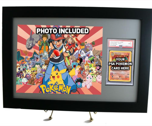 PSA Pokemon Card Frame (INCLUDES PHOTO)