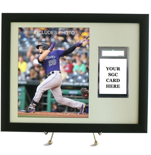 Sports Card Frame for YOUR SGC Graded Nolan Arenado Card (INCLUDES PHOTO)