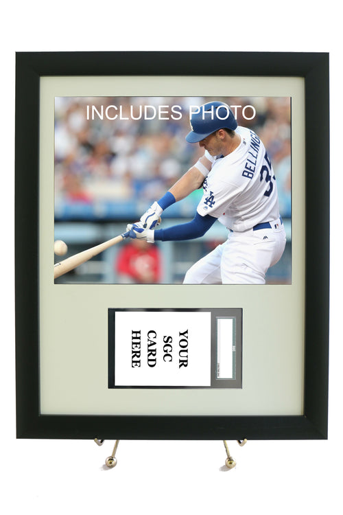 Sports Card Frame for YOUR Cody Bellinger Horizontal SGC Graded Card (INCLUDES PHOTO)